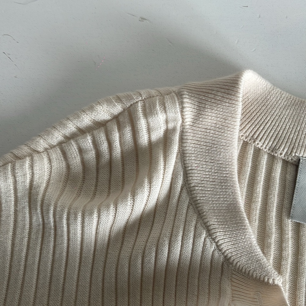 Varley Aria Knit Midi Dress in Whitecap Grey Small - Picture 9 of 10